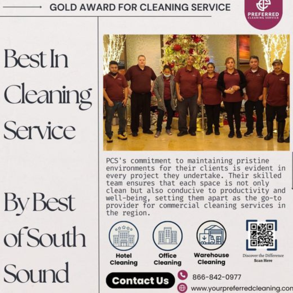 Gold Award in Cleaning Service